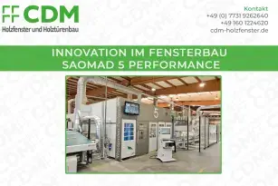 Innovation im Fensterbau – Saomad 5 Performance